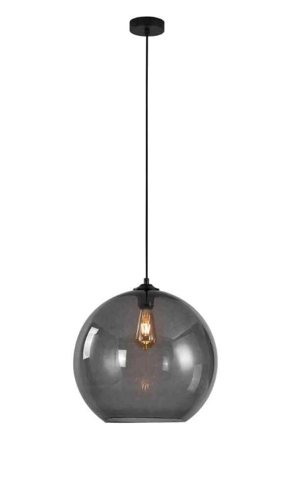 Plafonnier Marino verre gris Ø 40cm