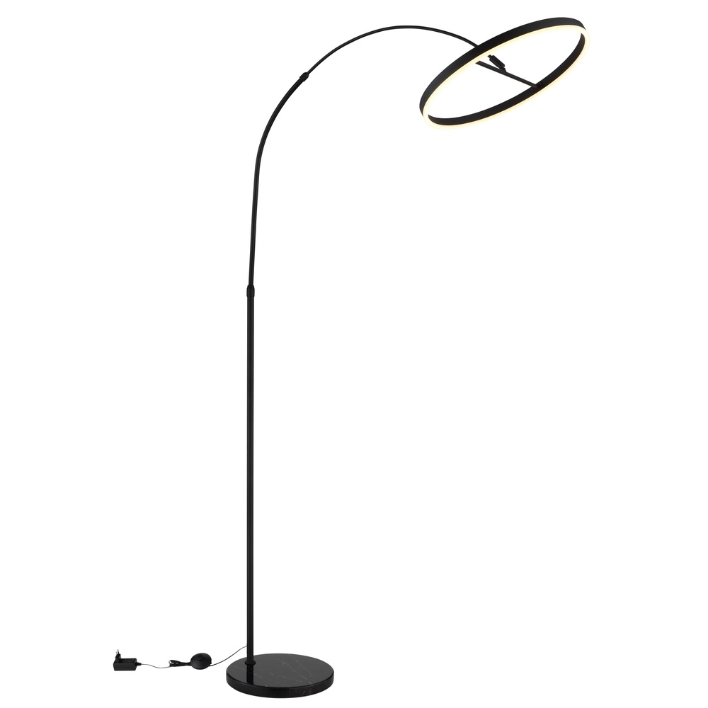 Lampe à arc de conception Jerrold Noir Globo 9007371566396