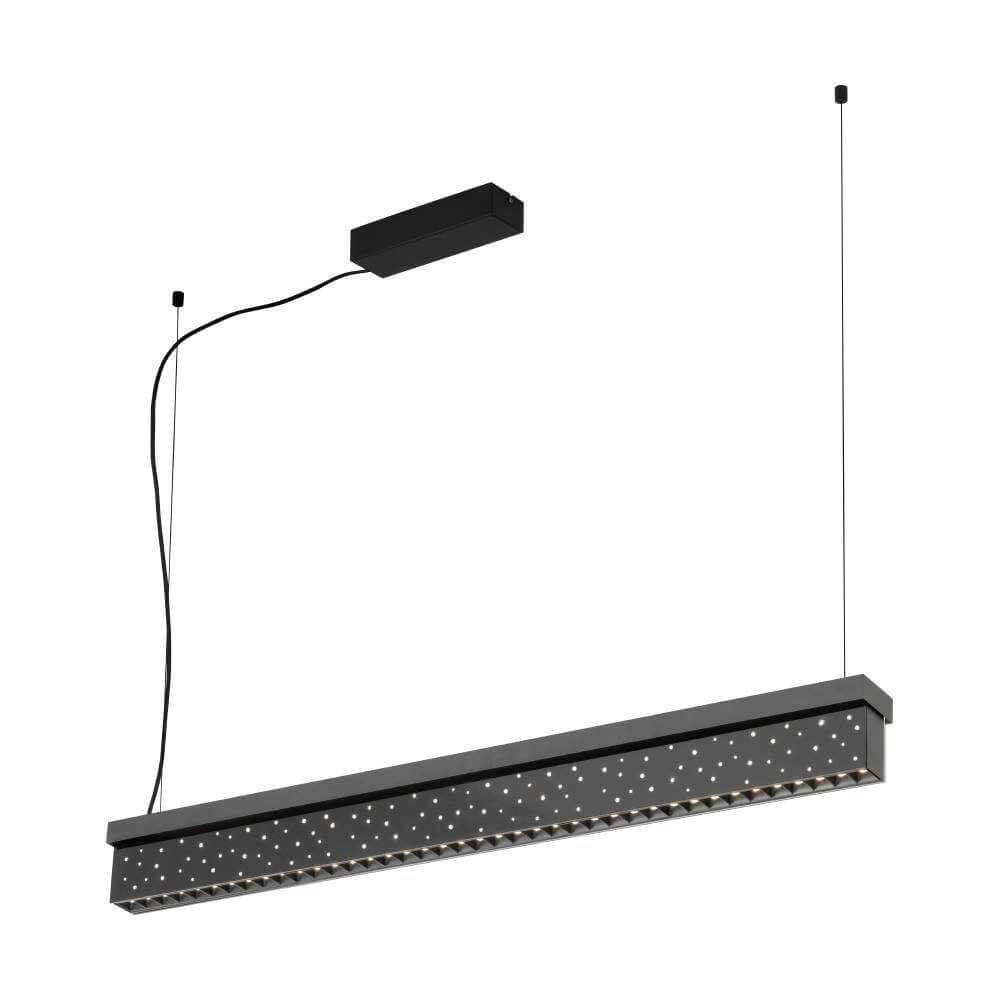 Lampe suspendue LED Aurotonello avec du cristal