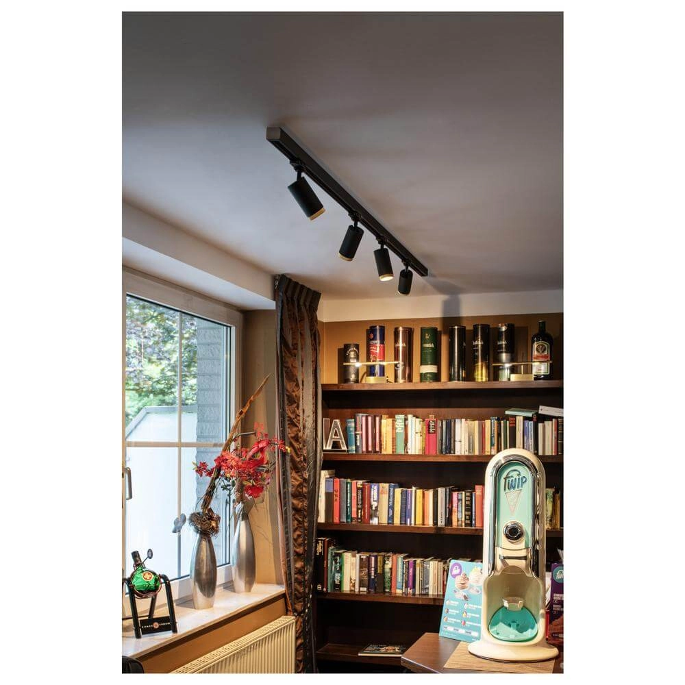 Spot ferroviaire Grip! L Noir 3 phases SLV 4024163295970