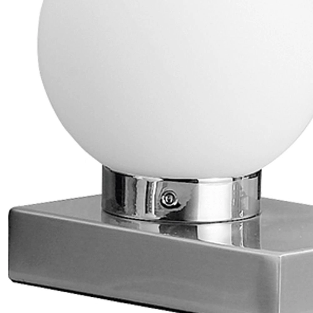 Lampe de table ronde Davi ll chrome Trio 4017807551129