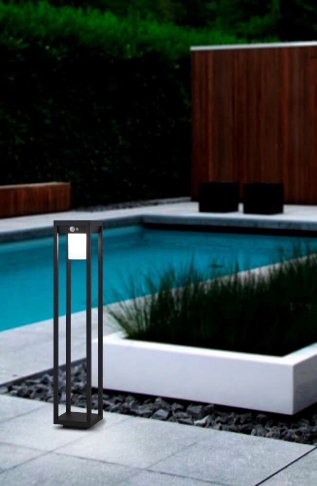 Lampe sur pied solaire Martano avec capteur Eglo 9008606261888