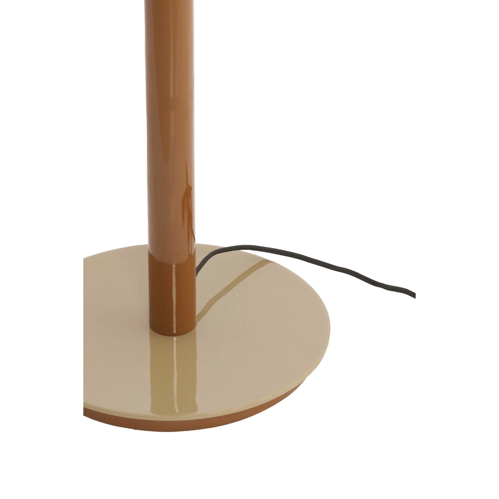 Lampe de pied en verre Marivet tons bruns Light & Living 8717807816322