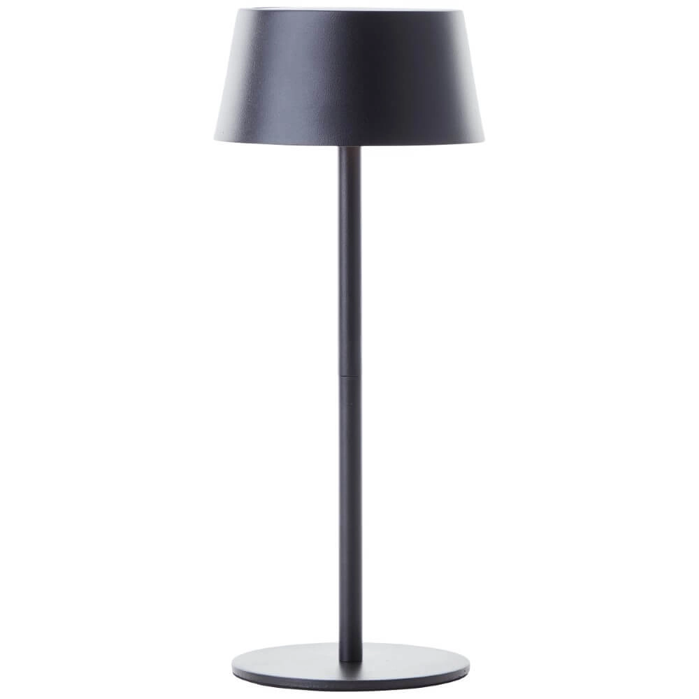 Lampe de table design noire Picco sur la batterie Lampe de table design noire Picco sur la batterie
