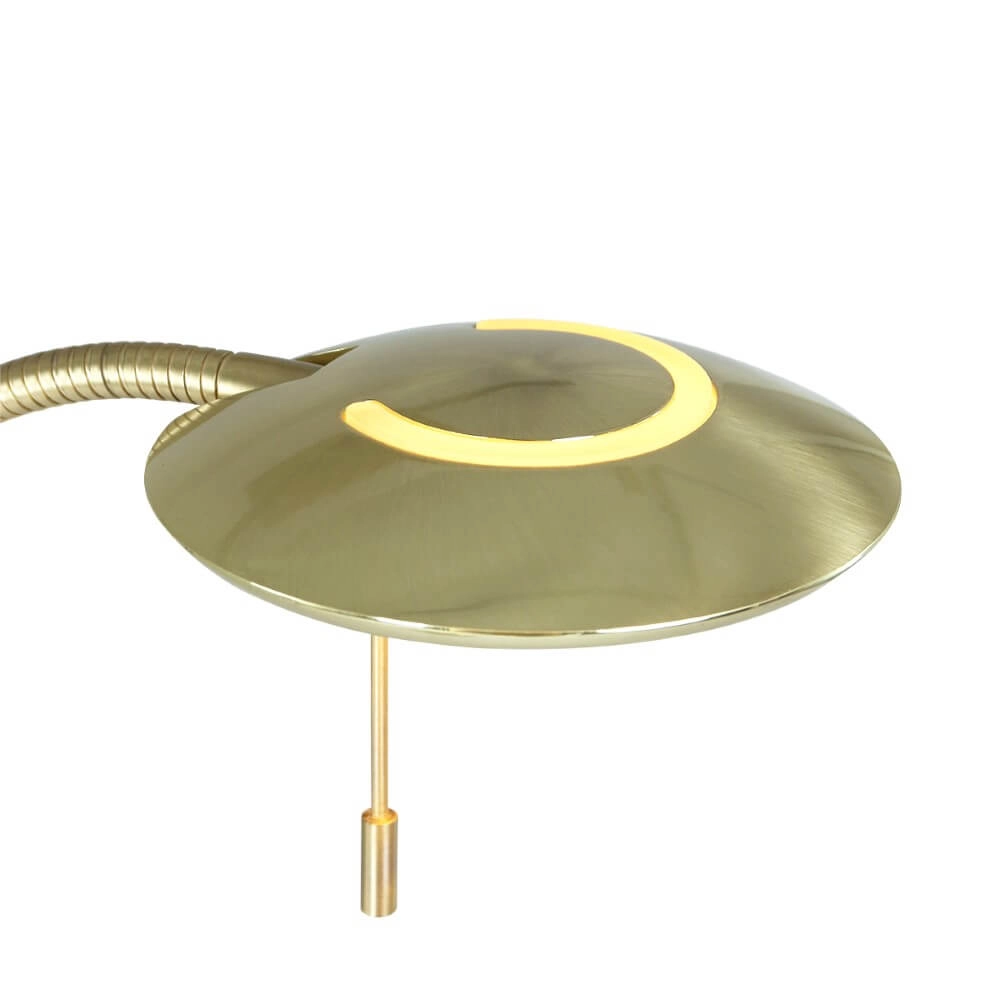 Lampadaire LED Zenith Led 118 cm d'or Steinhauer 8712746113686