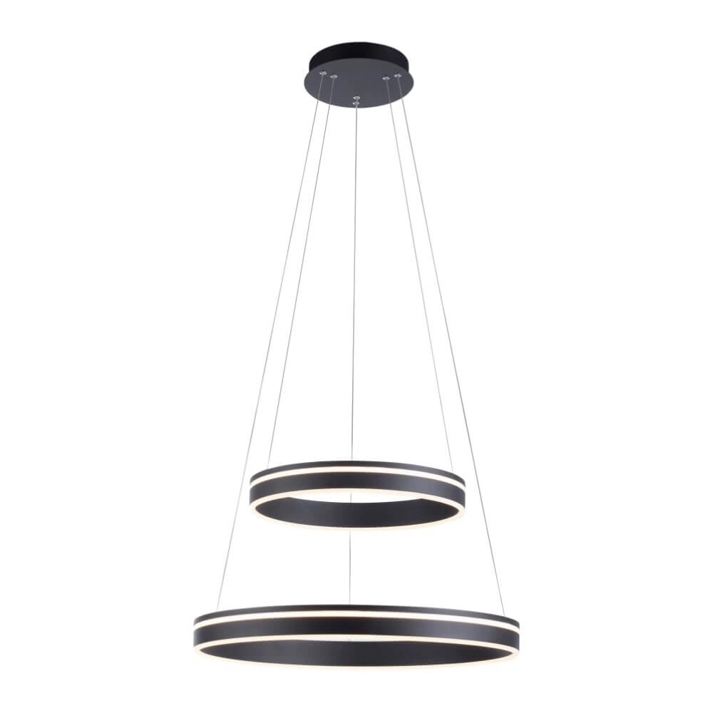 Lampe suspendue Q-Vito Ø 59cm anthracite Paul Neuhaus 4012248367445