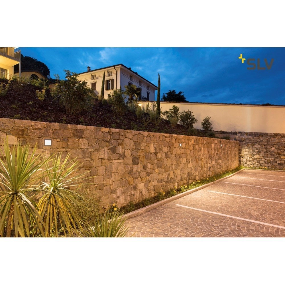 Lampe à LED intégrée Downunder Out L pour l'extérieur SLV 4024163148146