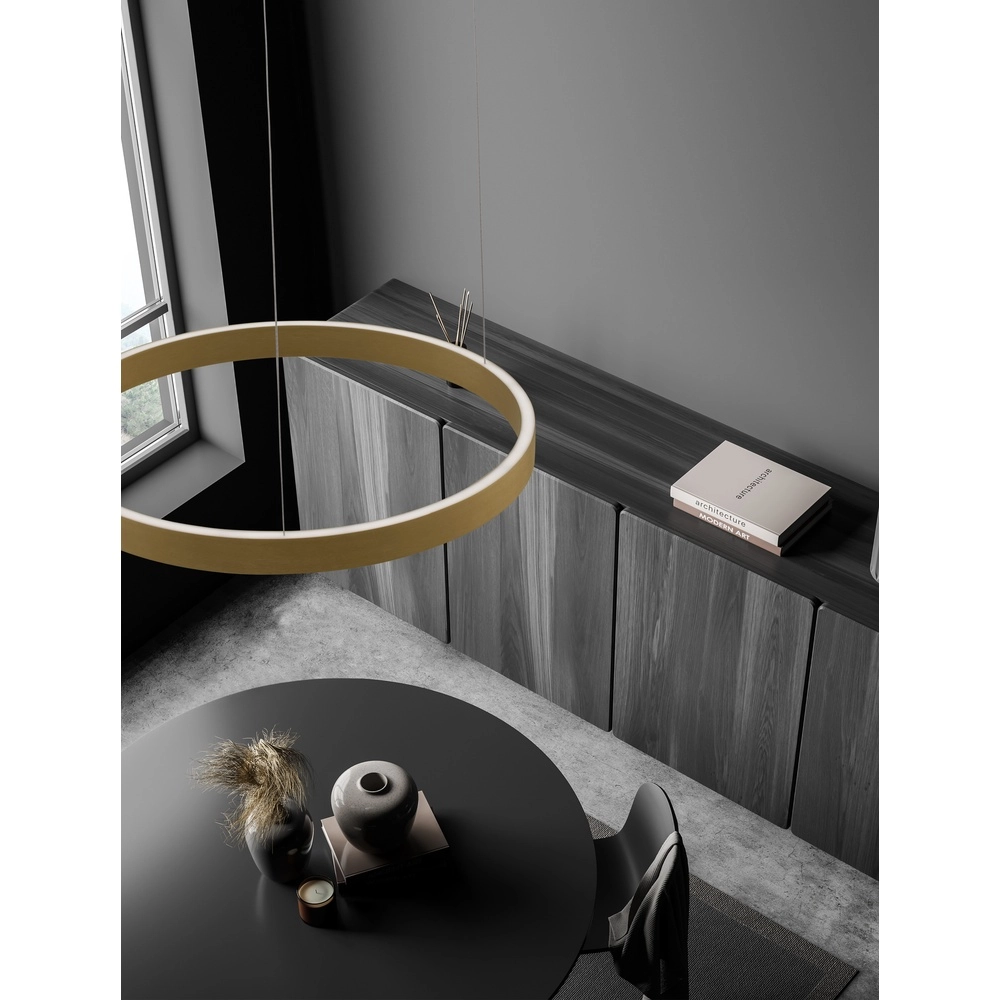 Suspension dorée Elowen design Ø 60cm Lyora 5212017439062