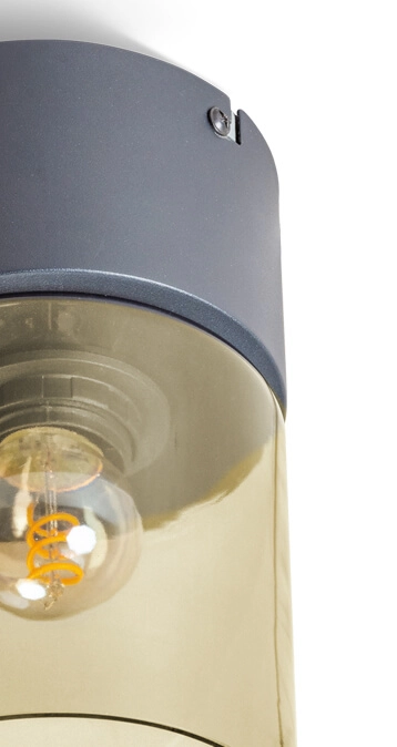 Plafonnier en verre Sledge Glass verre ambré ETH 8720195302810