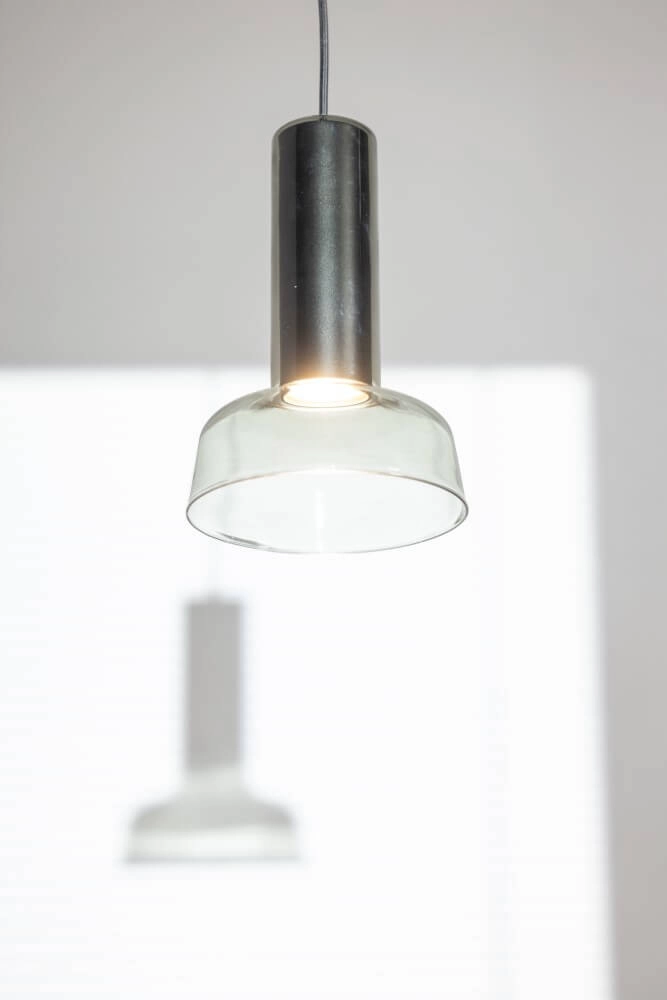 Lampe suspendue Beal verre fumé Ø 18cm ETH 8720195308256