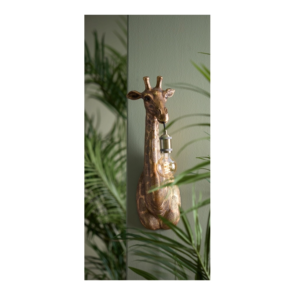 Lampe murale Giraffe bronze Light & Living 8717807607937