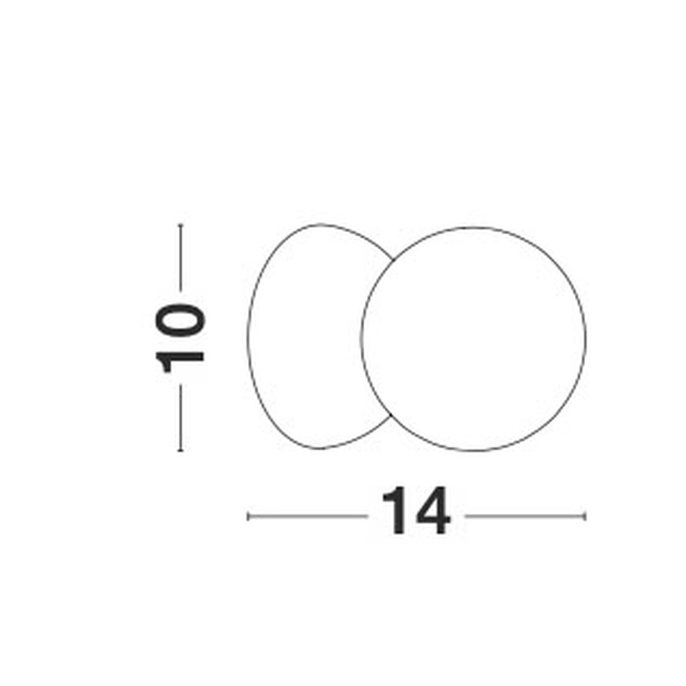 Applique murale Zero blanc Lyora 5212017427809