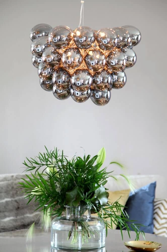 Lampe suspendue Gross verre fumé 50cm By Rydéns 7391741004413