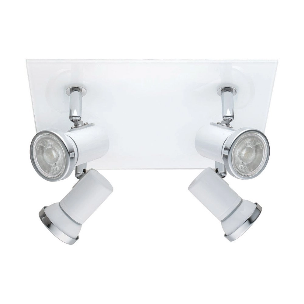 Spot LED Tamara 1 4 lumières blanc Spot LED Tamara 1 4 lumières blanc