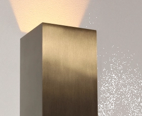 Spot mural à LED Vegas250 Up - Down 2x4w - 2700K - 25cm gris Artdelight 8719831734559