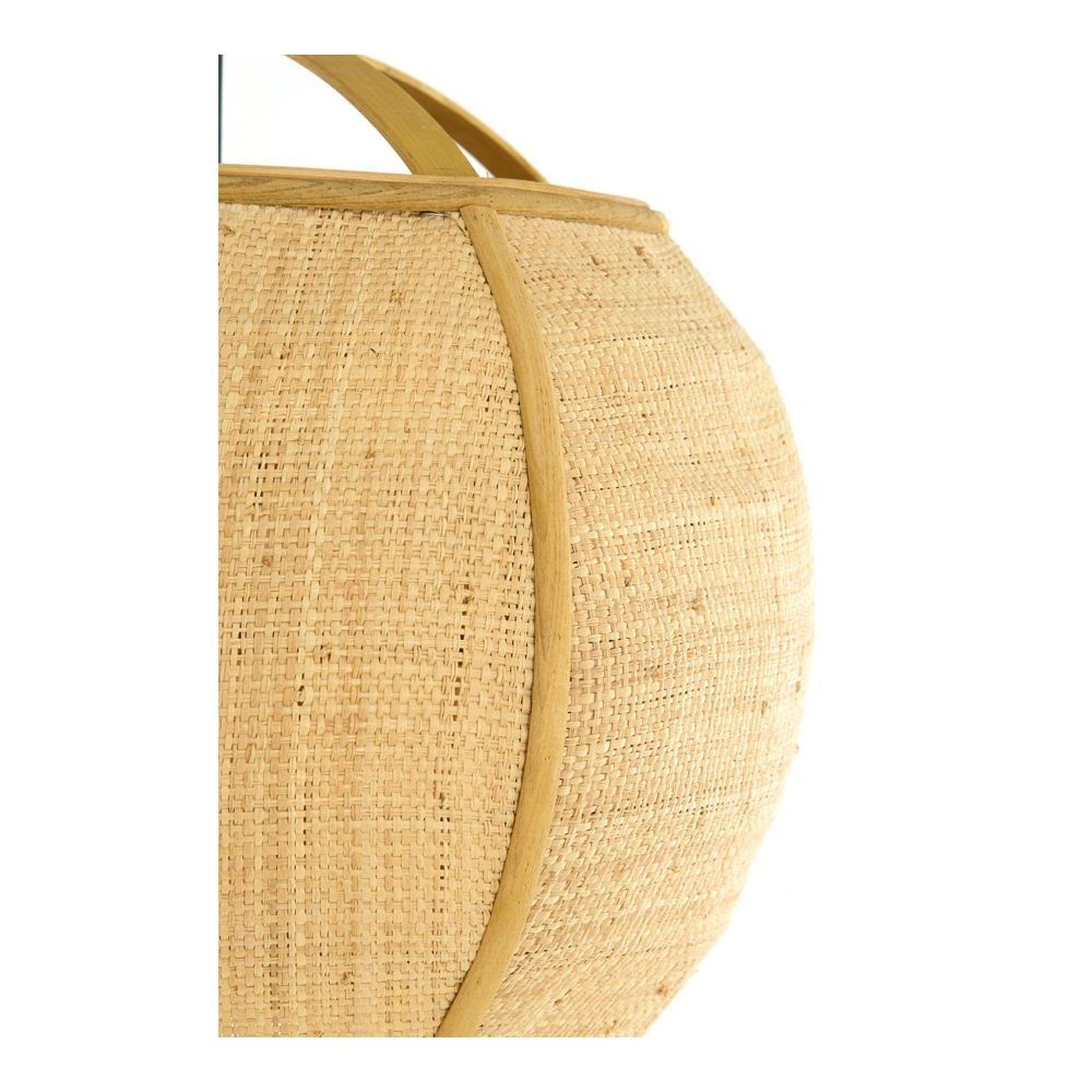 Lampe pendante de campagne Bozona brun clair Ø 41cm Light & Living 8717807843946