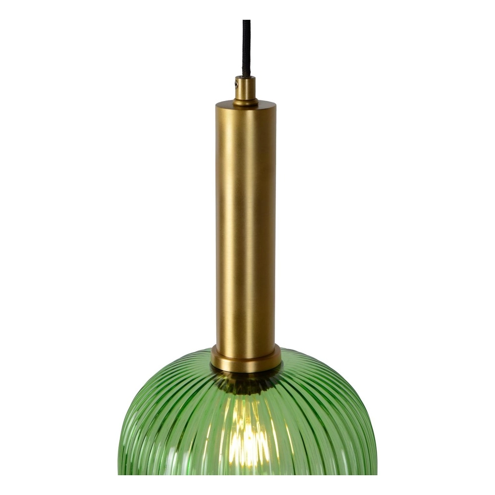 Lampe suspendue Maloto Ø 20cm vert Lucide 5411212451170