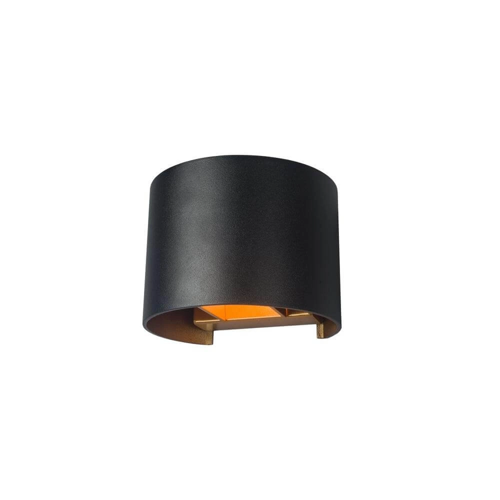 Spot monté en surface Gyro noir avec or Artdelight 8720701100435