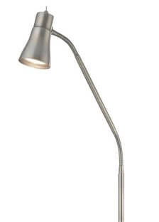 Lampe de lecture Fusion 167cm gris métallisé Searchlight 5053423134758
