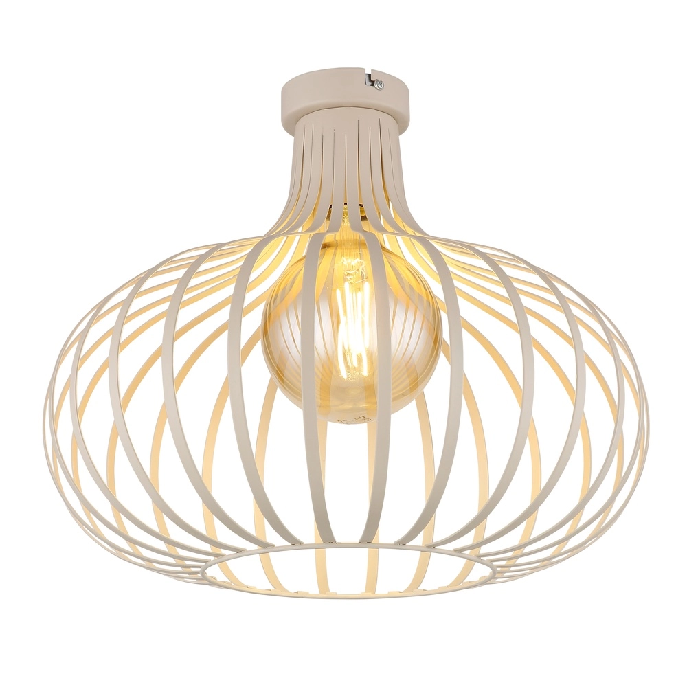 Lampe de plafond Mateo brun sable
