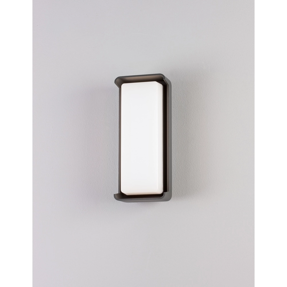 Lampe d’extérieur élégante Keen gris