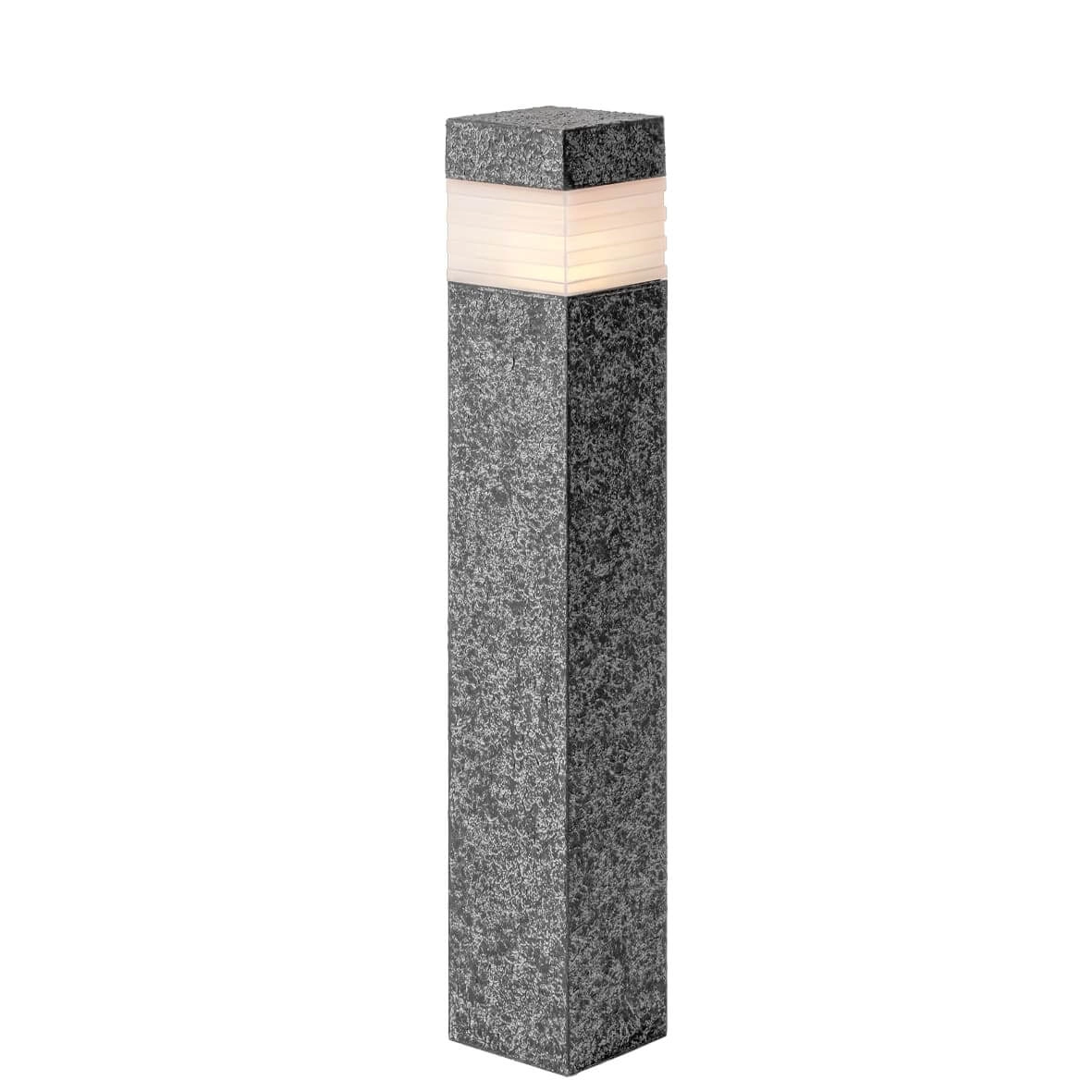 Lampe de jardin 12 volts Atera aspect pierre 60cm
