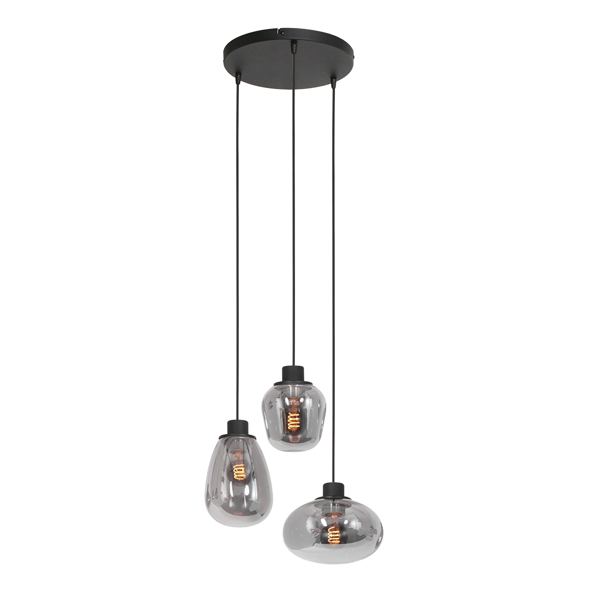 Lampe suspendue Vide Reflexion avec du verre Steinhauer 8712746135596