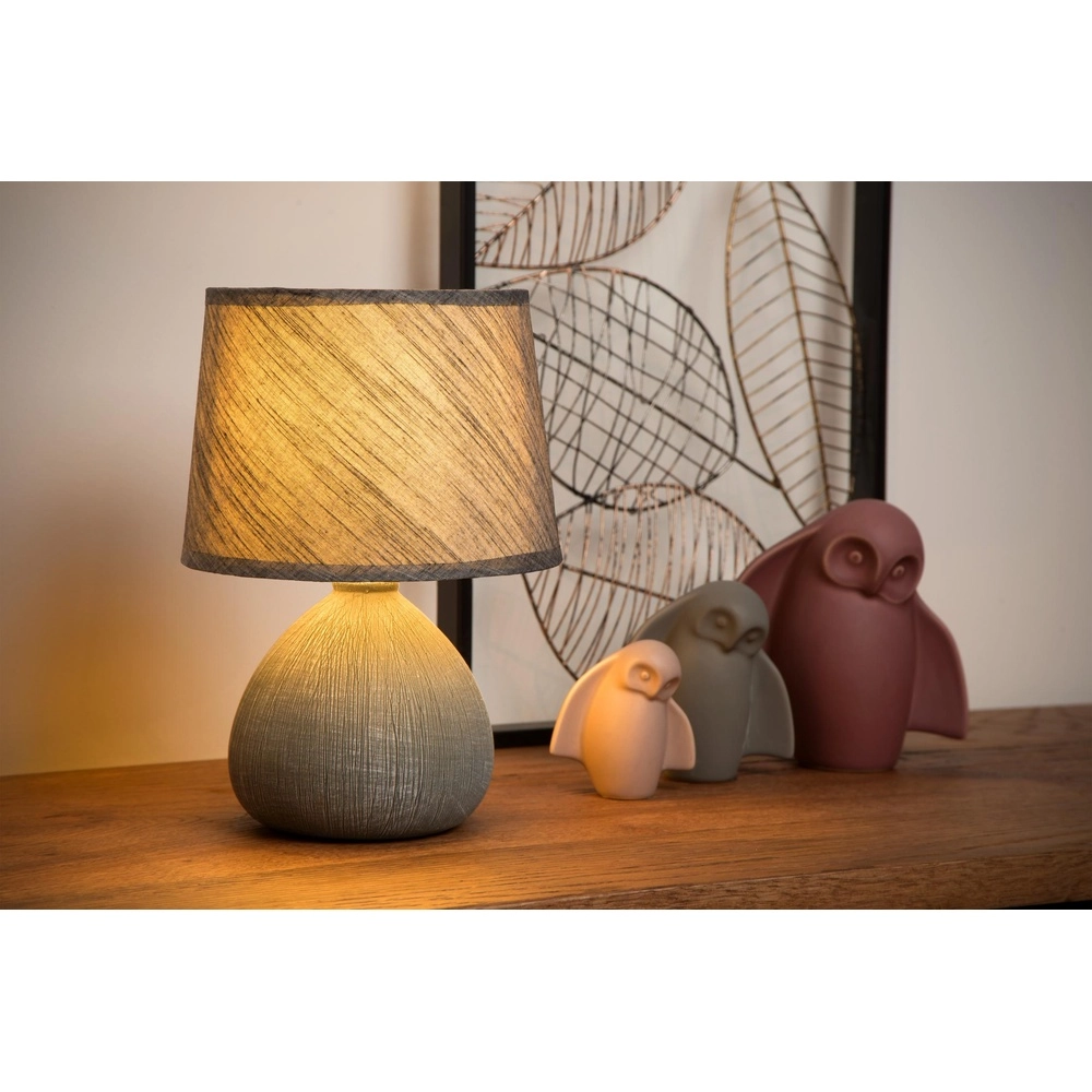 Lampe de table Ramzi gris Lucide 5411212470164