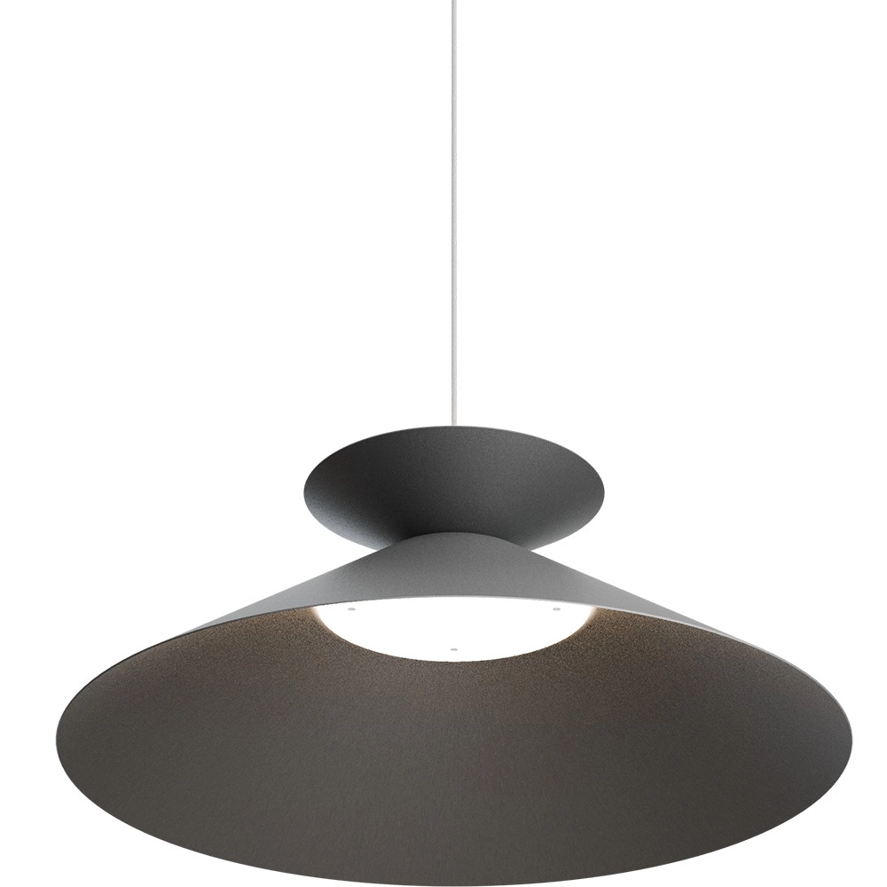 Lampe suspendue Ceppo noir Ø 45cm avec lumière montante Masterlight 8718121398136
