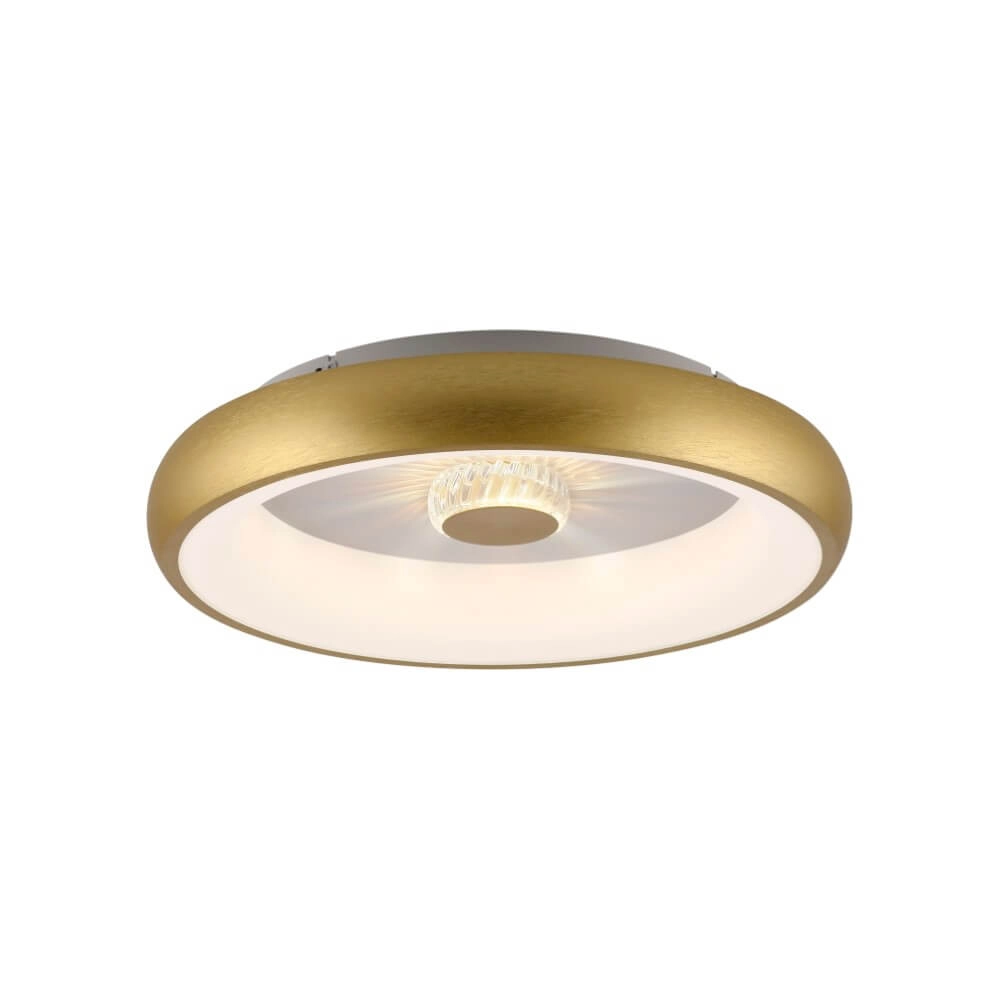 Plafonnier rond Vertigo laiton Ø 46,5cm Plafonnier rond Vertigo laiton Ø 46,5cm