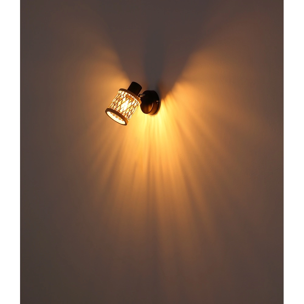 Lampe murale Mali noir avec un bonnet Globo 9007371528714