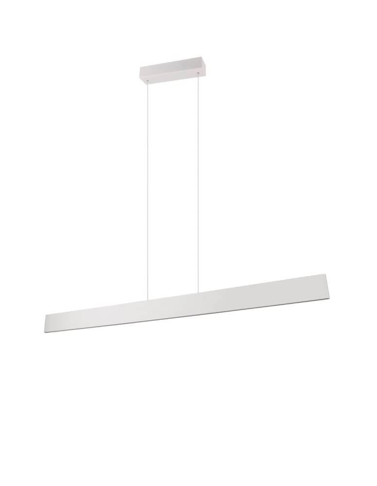 Lampe suspendue de bureau LED Galway 150 cm - blanc Trio 4017807616682