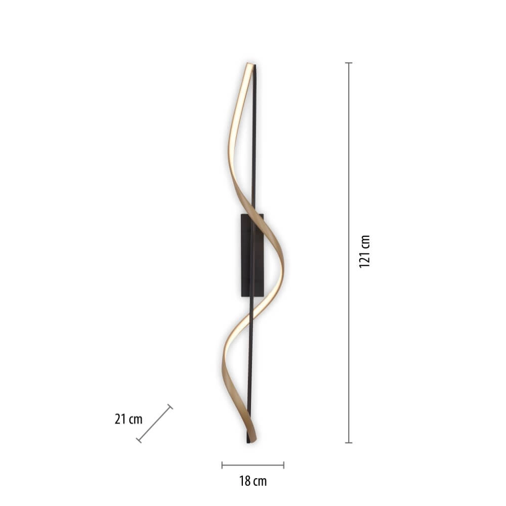 Plafonnier Q-Swing anthracite Paul Neuhaus 4012248373774