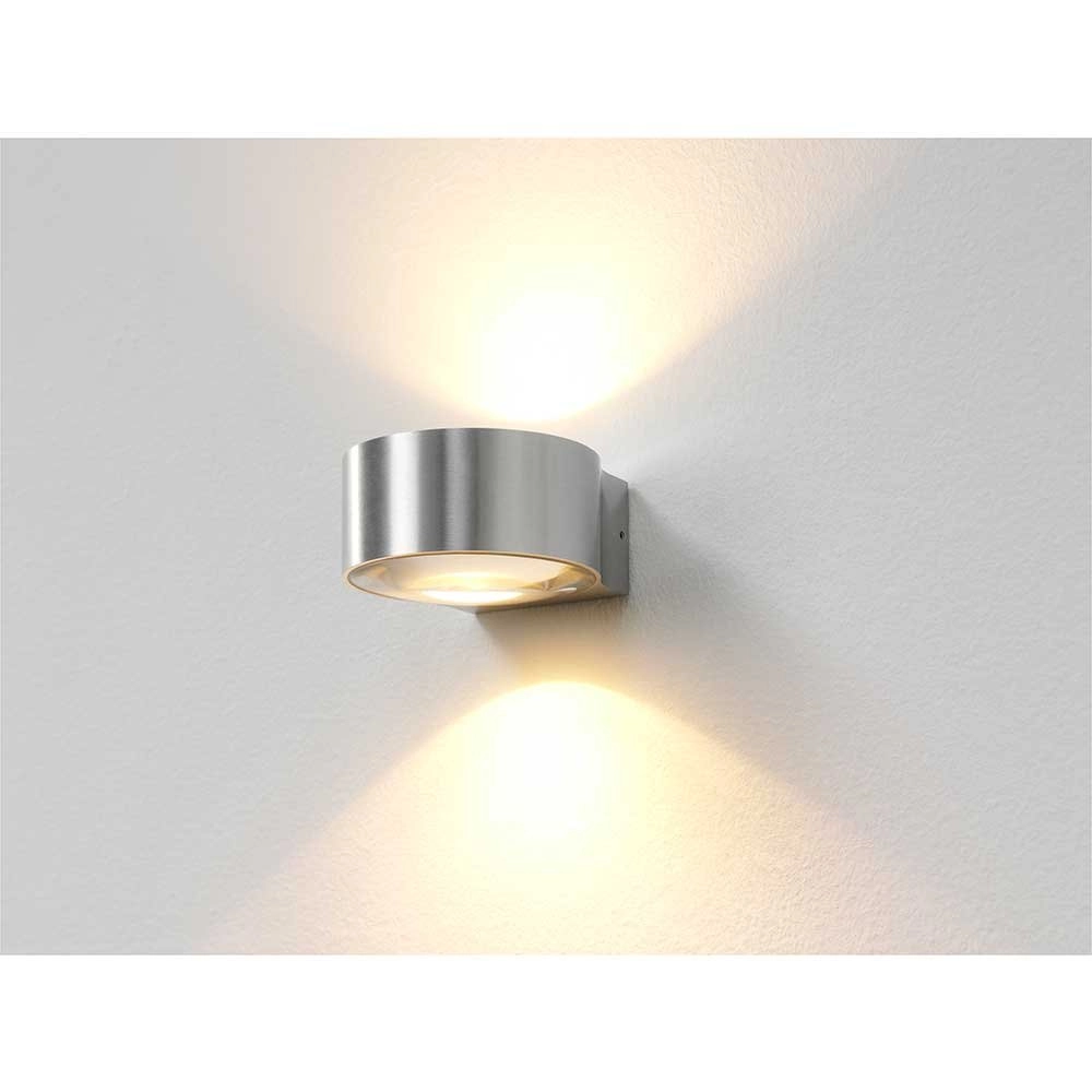 Spot mural design Hudson 11cm - Acier inoxydable