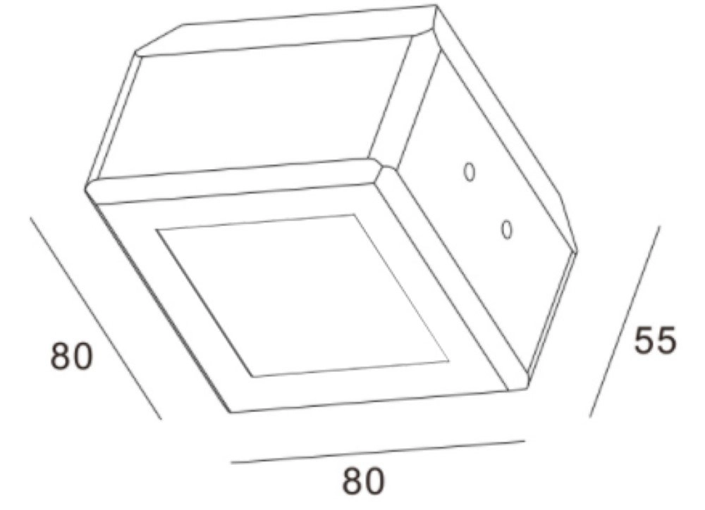 Spot encastrable en plâtre Toure Artdelight 8719831730537