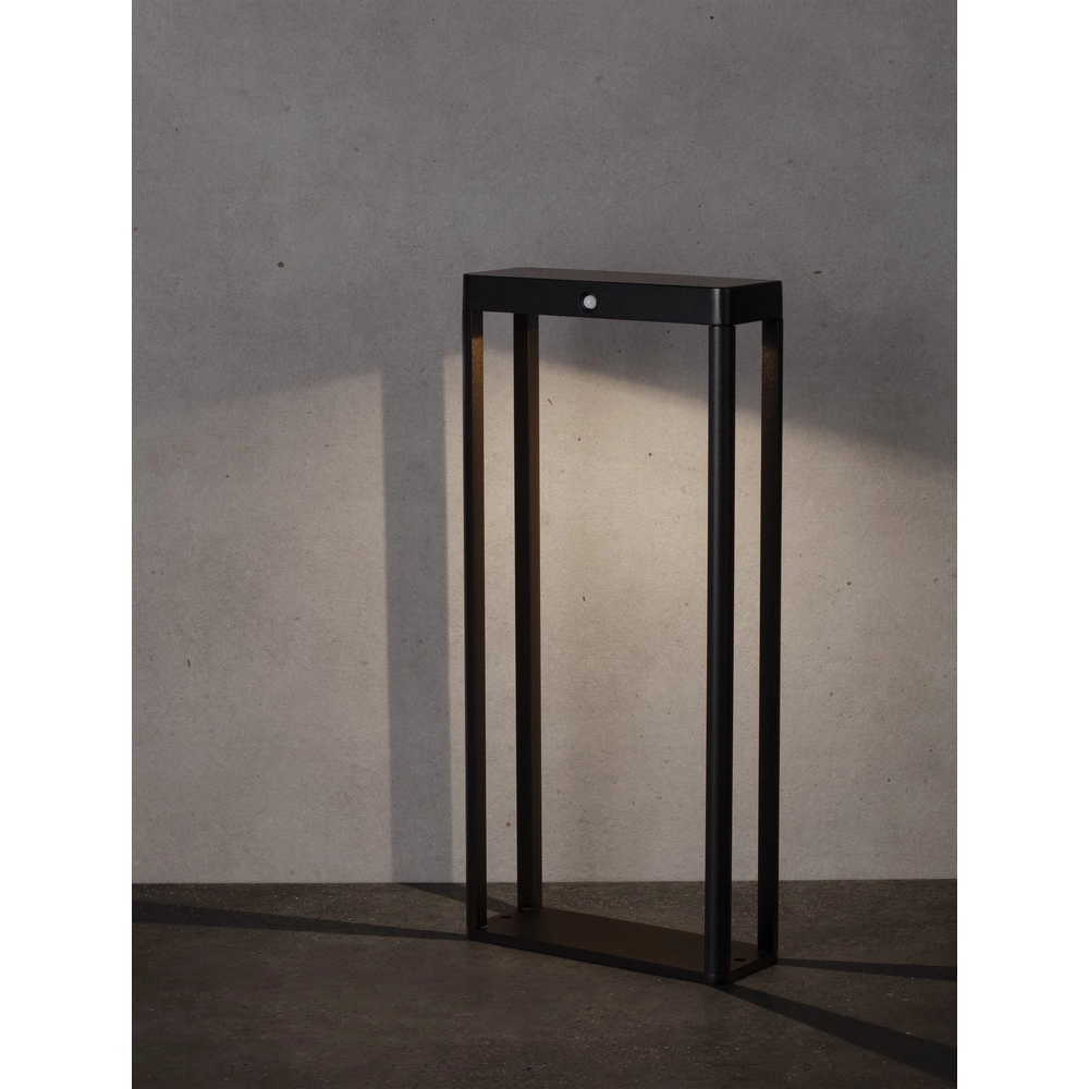 Lampe solaire Berni M anthracite