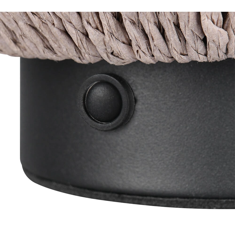 Lampe de table en rotin Lira Rechargeable Trio 4017807643169