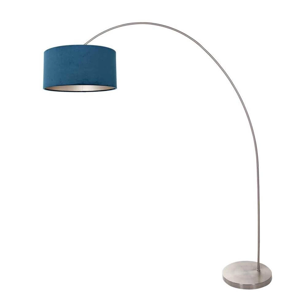 Lampe à arc Solva métal avec capuchon bleu Steinhauer 8712746174885