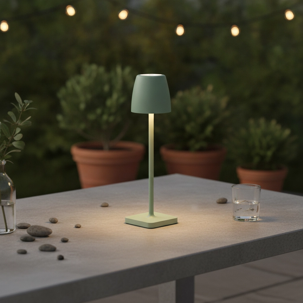Lampe de table Colt Vert rechargeable