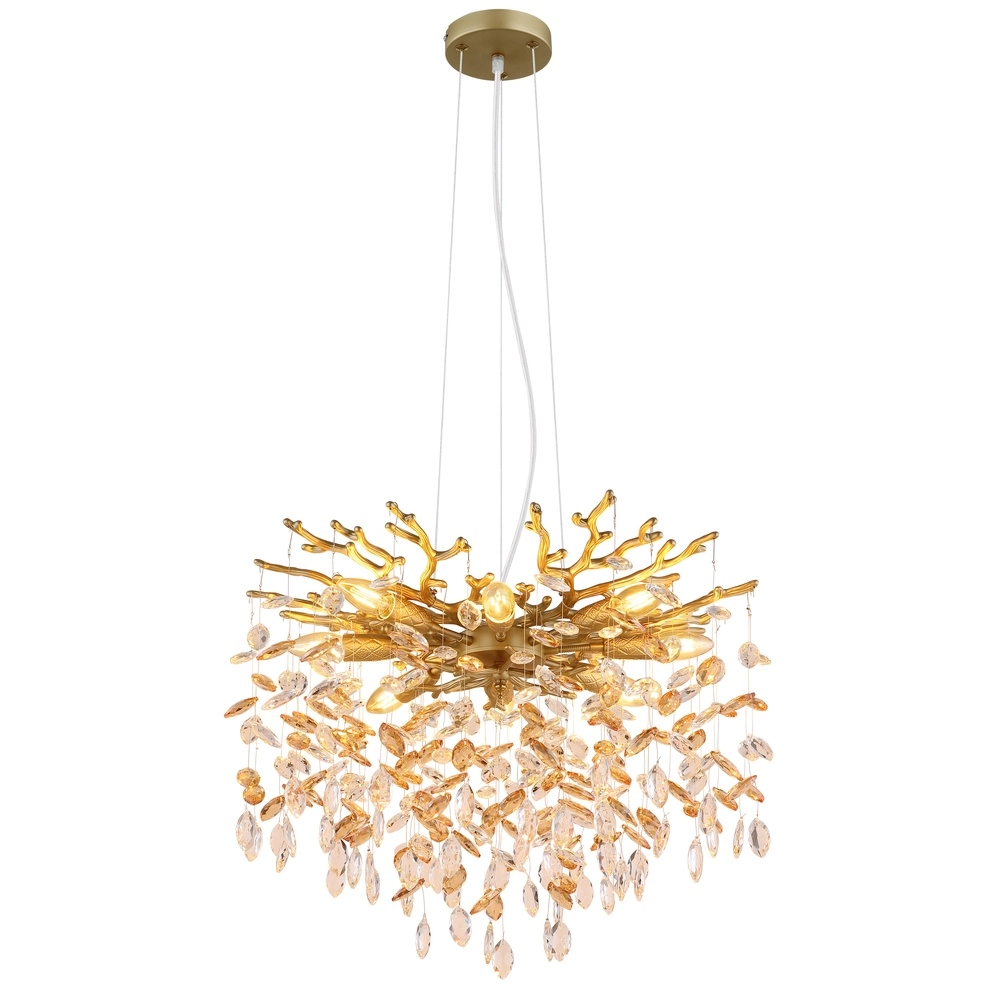 Lampe suspendue Queena or Ø 60cm