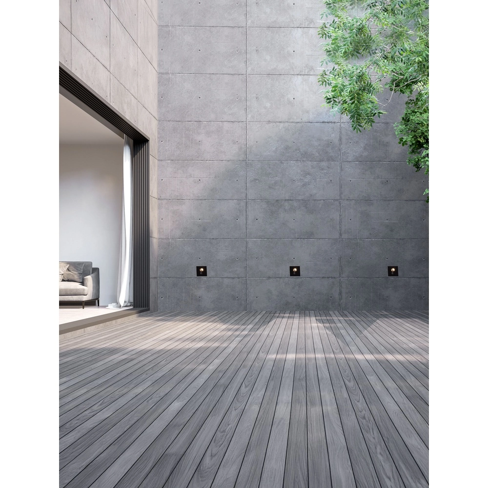 Lumière encastrée Cael anthracite 3000K Lyora 5212017481450