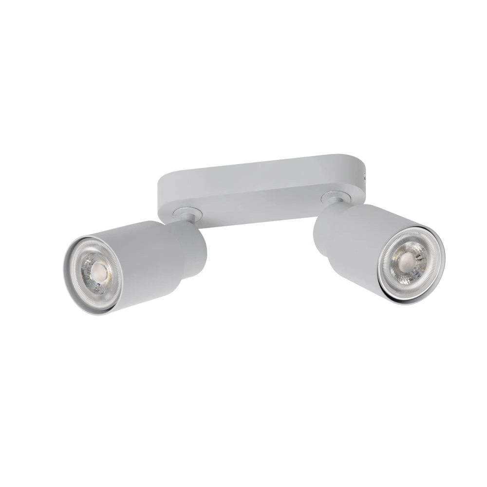 Spot double Puri 2.0 Tube gris SLV 4024163293624