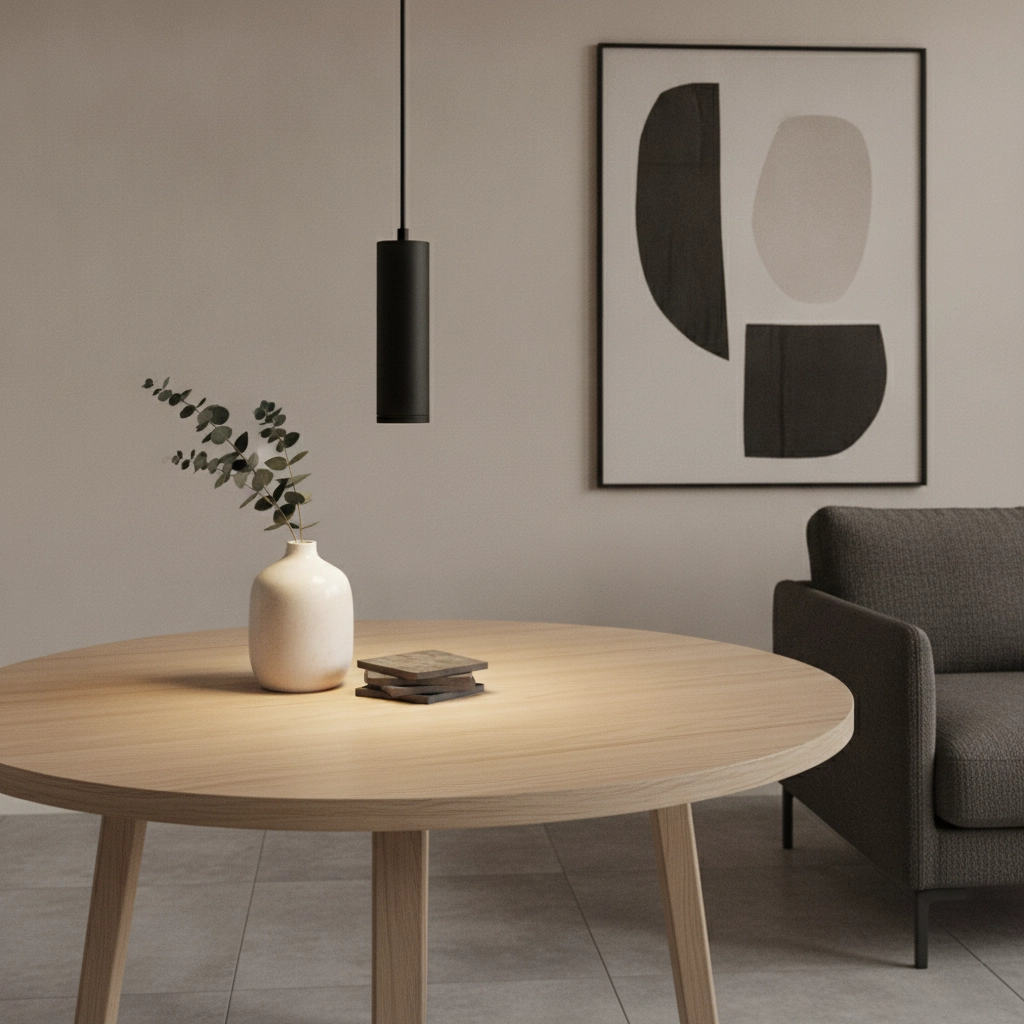 Suspension design Milano noir 25cm
