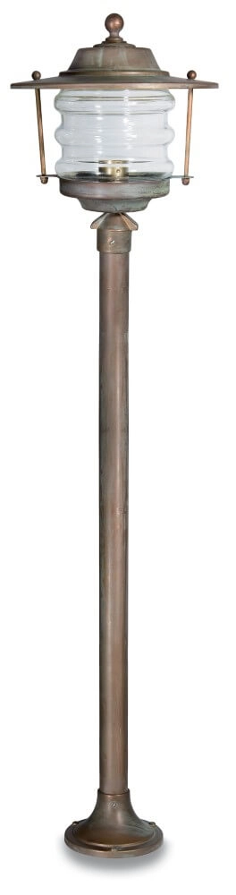 Lampe sur pied Onda M - laiton vieilli