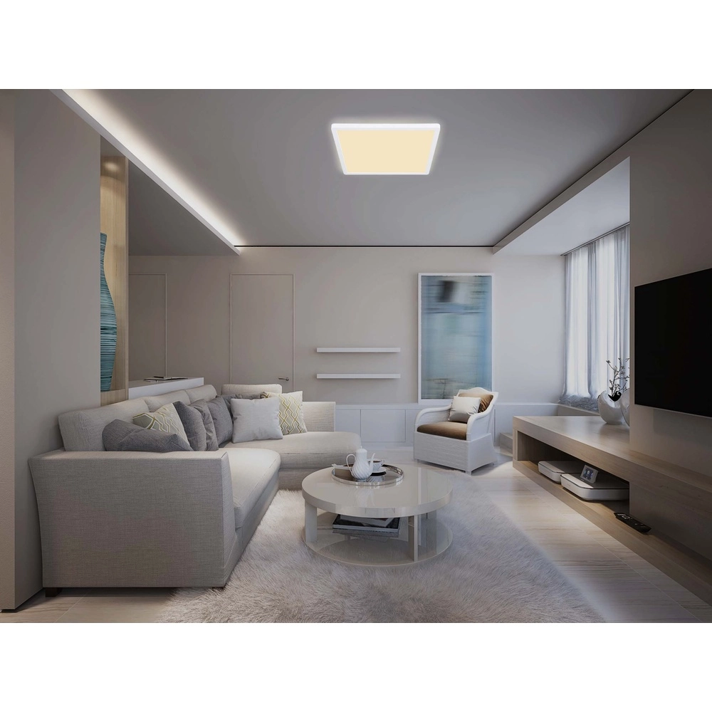 Éclairage de plafond Sapana Carré 42 cm Blanc Globo 9007371417742
