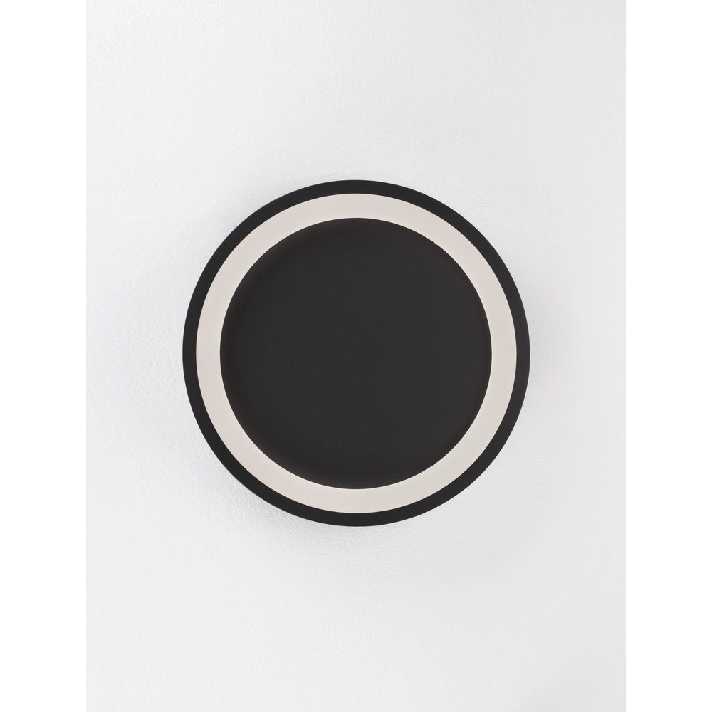 Plafonnier élégant Oggy noir Ø 37cm Plafonnier élégant Oggy noir Ø 37cm