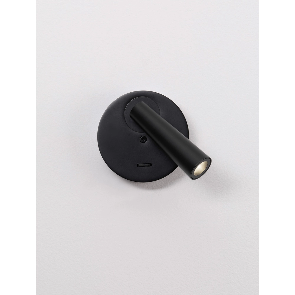 Lampe de chevet Tico noir Lyora 5212017473172