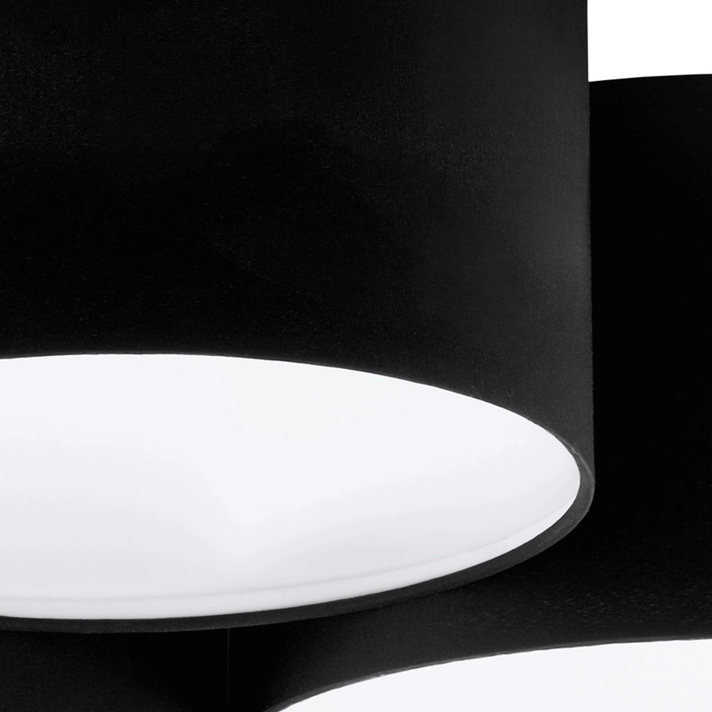 Plafonnier noir Pastore 2 Eglo 9002759995089