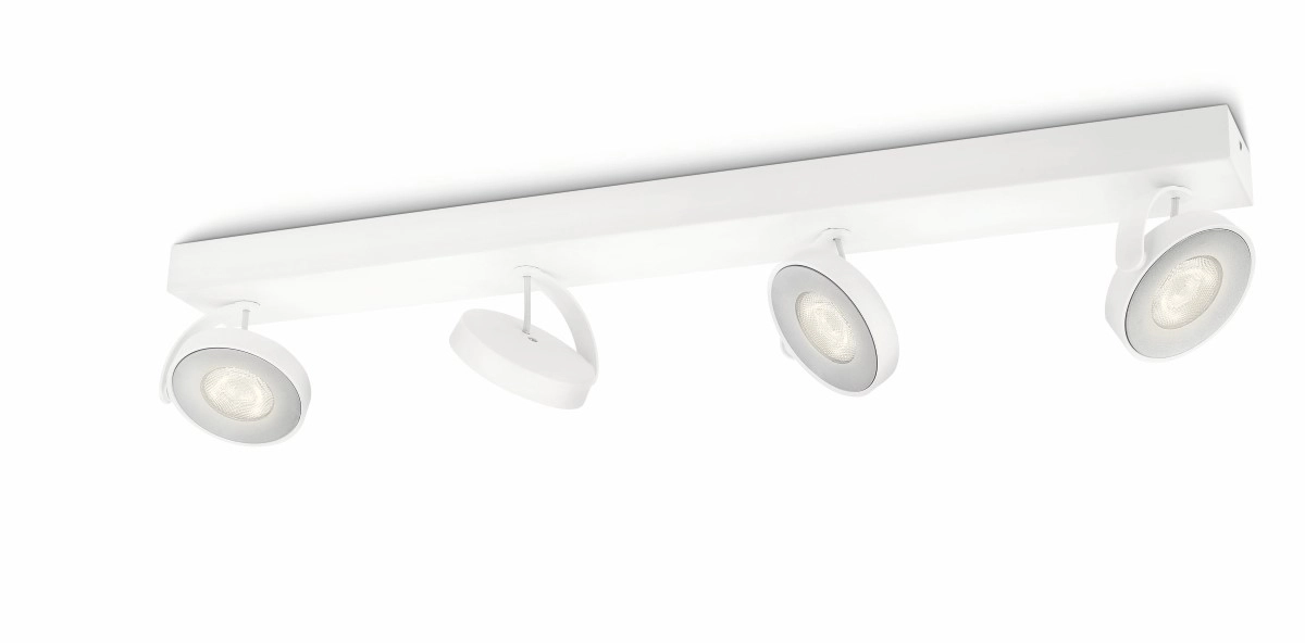 spot Clockwork 4 lumières blanc Philips 8718696154526