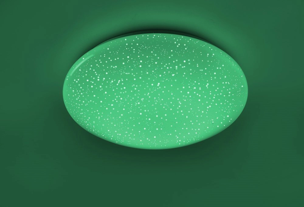 Plafonnier orientable Skyler RGB 38cm avec effet étoile Just Light 4043689928896